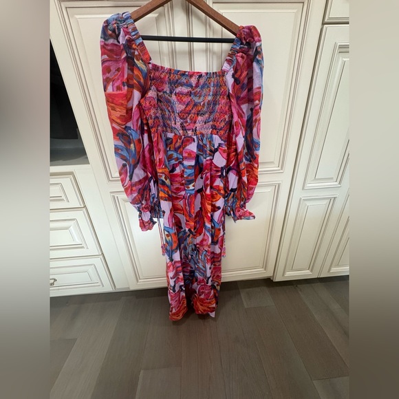 Farm Rio Floral Maxi Dress (M) - Picture 2 of 4